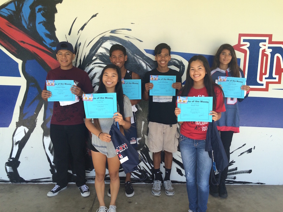 Oct 2015 Athletes of the Month